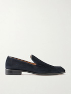 Mr P. - Venetian Suede Loafers - Blue