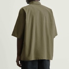 Neighborhood Men's Dolman Logo Short Sleeve Shirt in Olive Drab