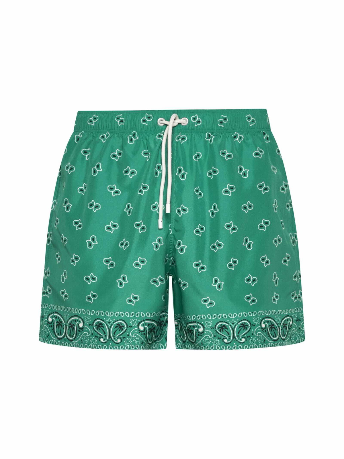 Palm Angels Red and White Track Shorts Palm Angels