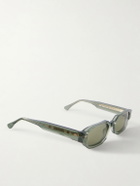 AHLEM - Jules Oval-Frame Acetate Sunglasses