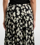 Proenza Schouler White Label Runa printed twill midi skirt