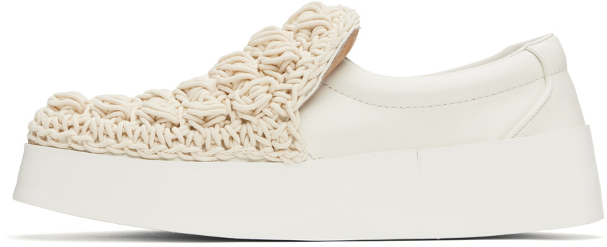 JW Anderson White Popcorn Sneakers