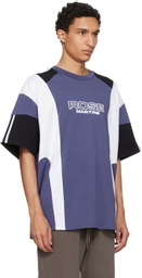 Martine Rose Purple Oversized Paneled T-shirt