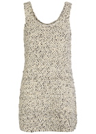 Liberowe Woven Cotton-blend Mini Dress Beige