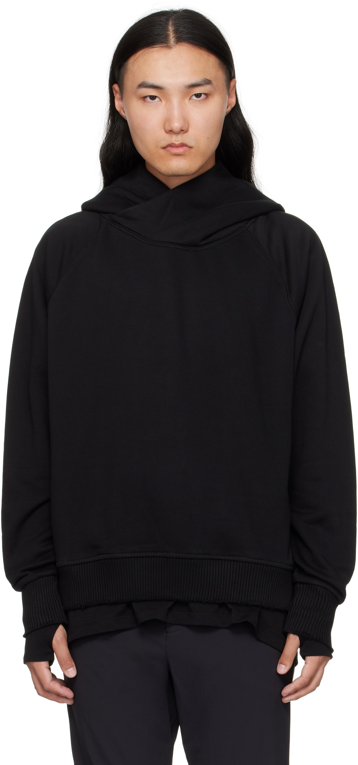 thom/krom Black M S 187 Hoodie