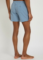 Boss Patterned Shell Swim Shorts Blue