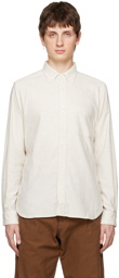 BEAMS PLUS Off-White Pocket Shirt