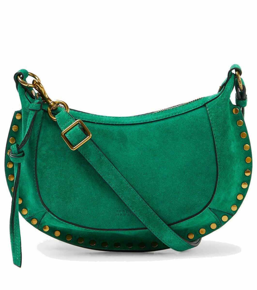 Isabel Marant Oskan Moon Small suede shoulder bag Isabel Marant