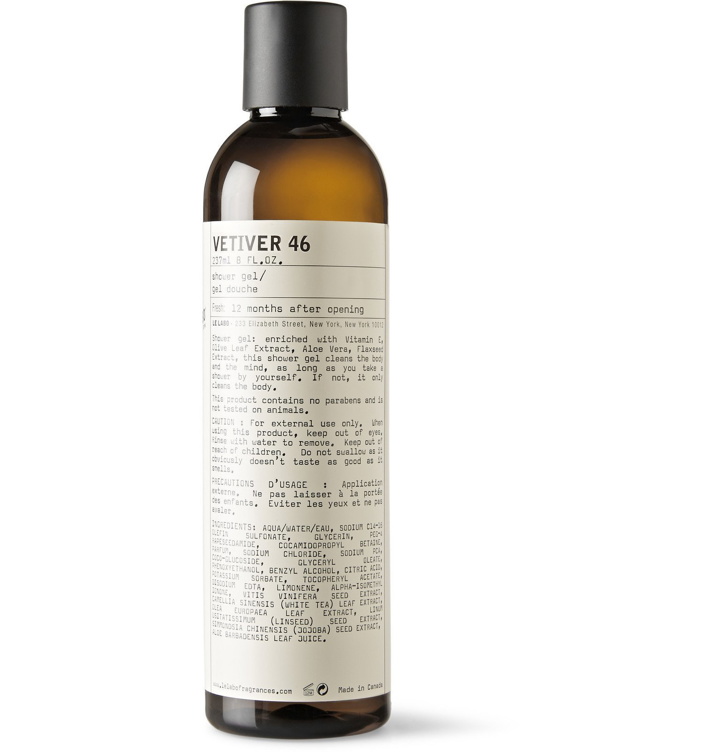 Photo: Le Labo - Vetiver 46 Shower Gel, 237ml - Colorless