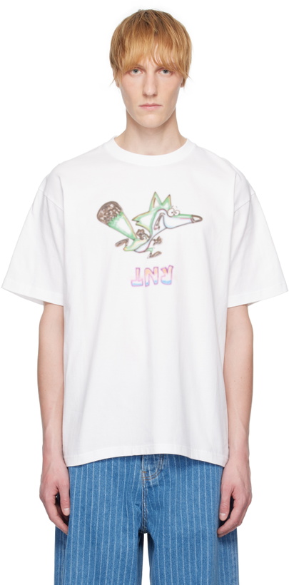 Photo: RICE NINE TEN White Scribbles T-shirt