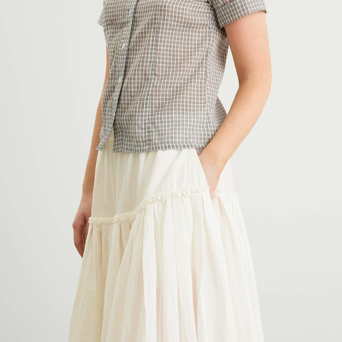 Story mfg. Women's Pine Skirt in Ecru