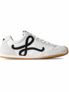 LOEWE - Ballet Runner 2.0 Logo-Appliquéd Shell, Suede and Leather Sneakers - White