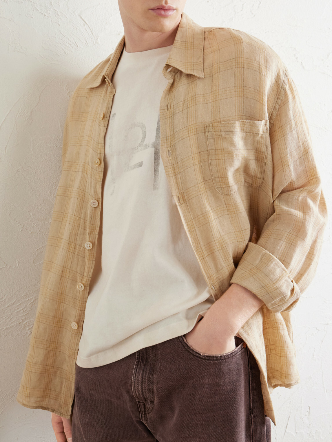424 - Logo-Print Cotton-Jersey T-Shirt - Neutrals