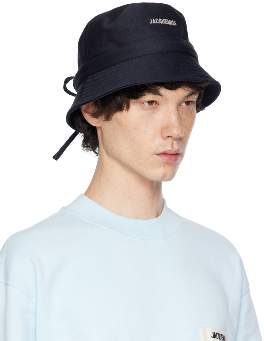 JACQUEMUS Navy 'Le bob Gadjo' Bucket Hat Jacquemus