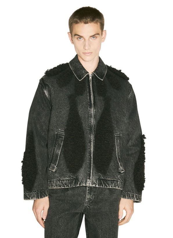 Photo: Song for the Mute Zip-Up Denim Jacket