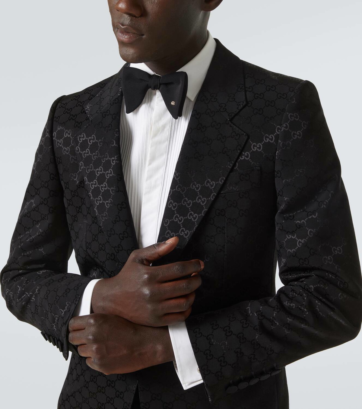 Gucci Silk crêpe bow tie