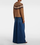 Veronica Beard Anne Fair Isle alpaca-blend sweater