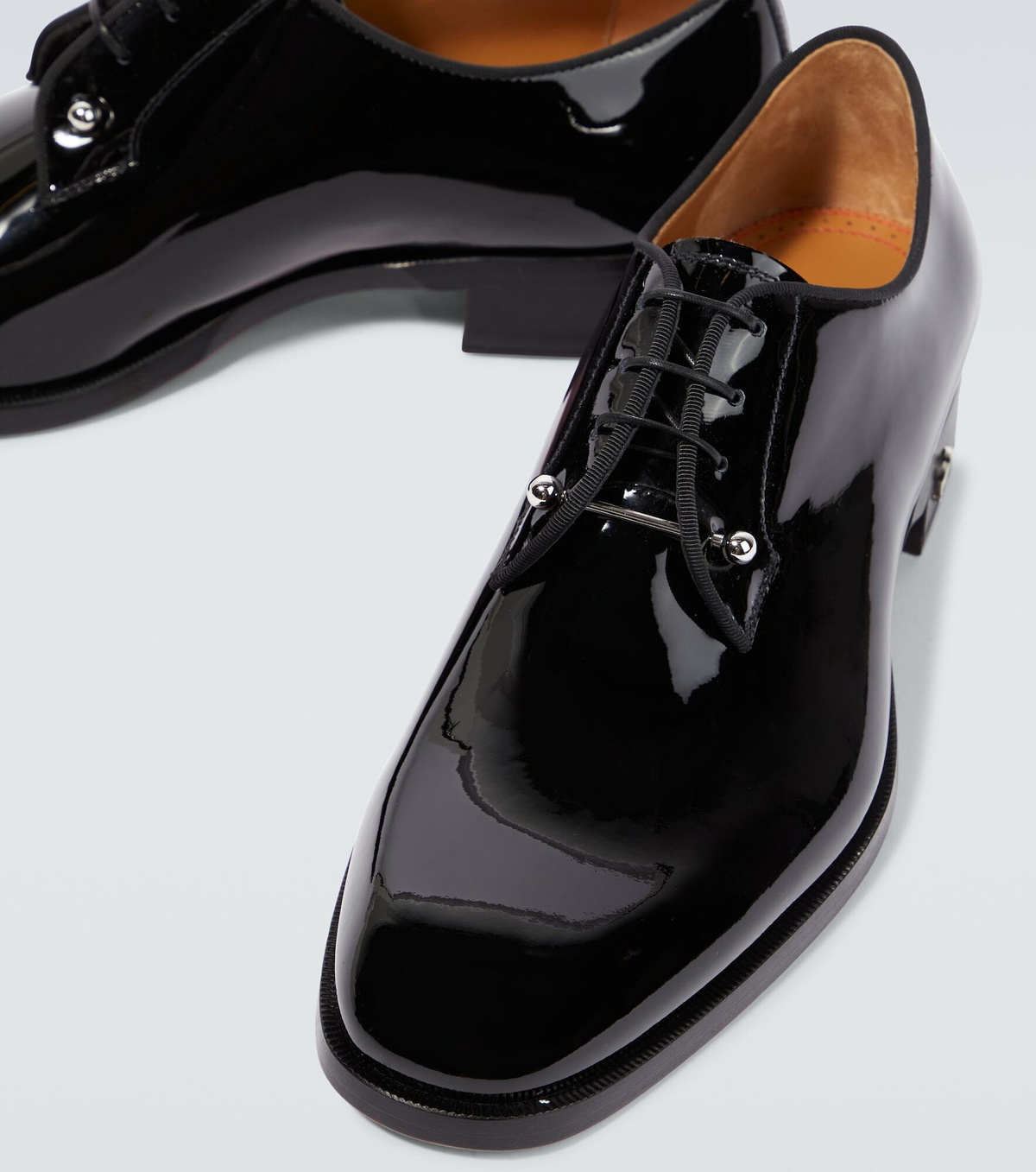 Christian Louboutin - Chambeliss patent leather Derby shoes