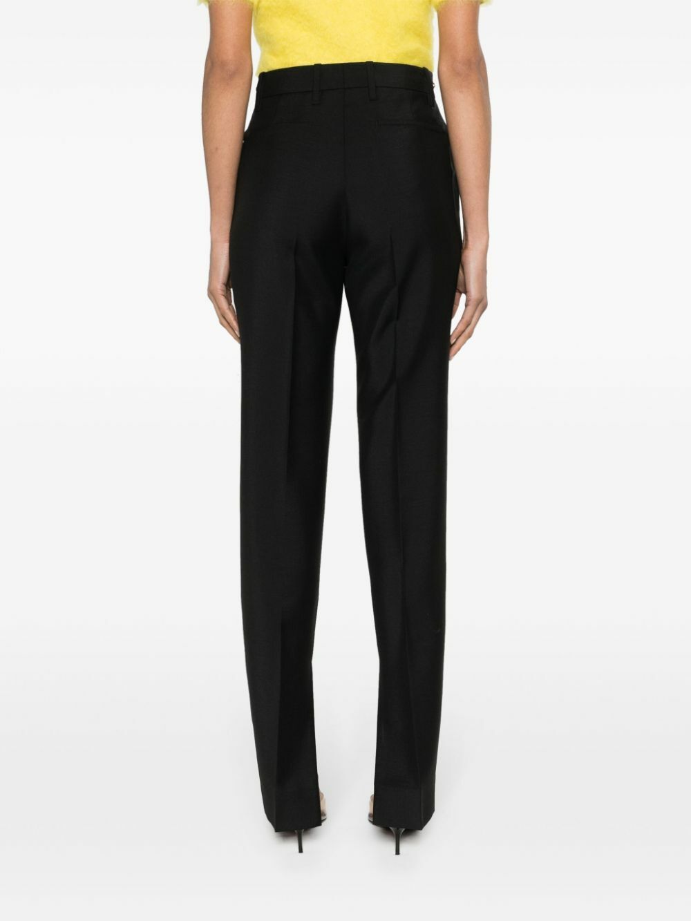 Gucci Black Horsebit Tailored Trousers