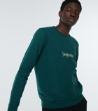 Saint Laurent - Logo cotton jersey sweatshirt