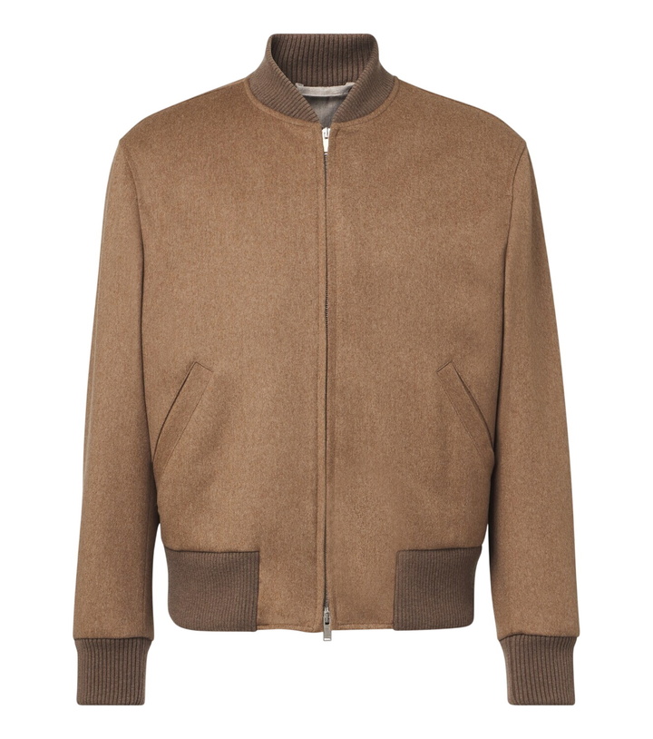 Photo: Lardini Virgin wool bomber jacket