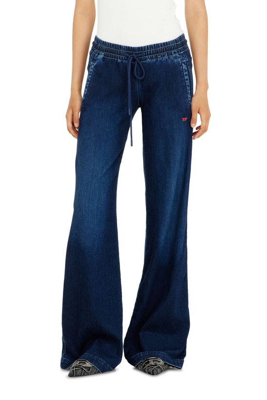 Photo: Diesel Relaxed Low Waist 2078 D-Ainty Joggjeans, Dark blue, Elastic waistband