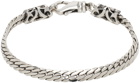 Emanuele Bicocchi Silver Herringbone Chain Bracelet