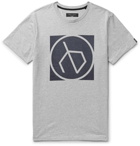 rag & bone - Printed Mélange Cotton-Jersey T-Shirt - Gray