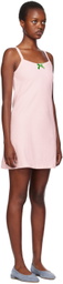 Caro Editions Pink Caro Slip Minidress