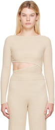 WYNN HAMLYN Off-White Origami Long Sleeve T-Shirt