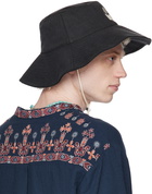 Isabel Marant Gray Delya Denim Hat