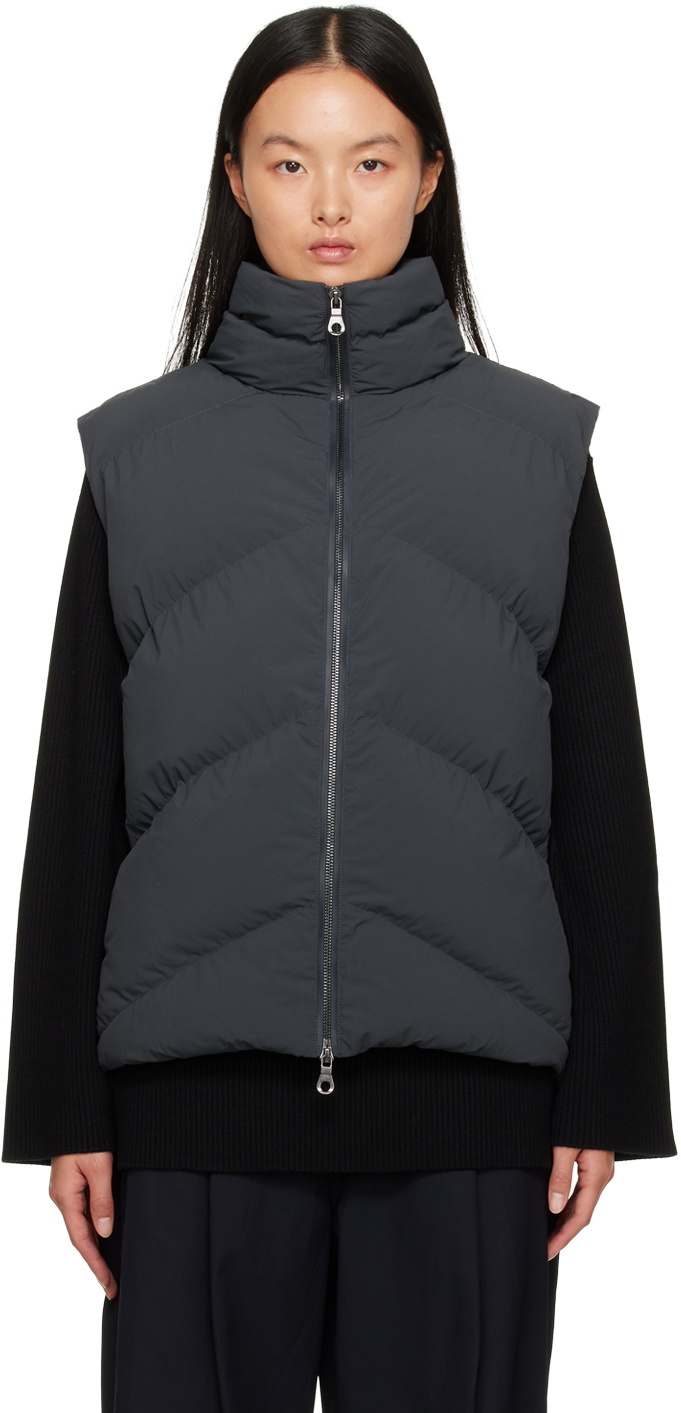 Studio Nicholson Black Cass Vest Studio Nicholson