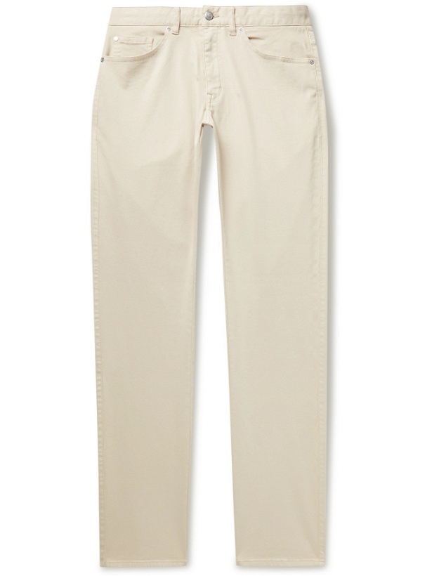 Photo: PETER MILLAR - Ultimate Stretch Cotton and Modal-Blend Sateen Trousers - Neutrals - UK/US 32
