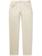 PETER MILLAR - Ultimate Stretch Cotton and Modal-Blend Sateen Trousers - Neutrals - UK/US 32