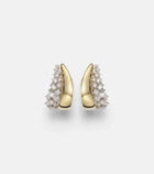Yeprem Golden Strada 18kt white and yellow gold earrings with diamonds