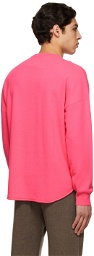 extreme cashmere Pink n°53 Crew Hop Sweatshirt