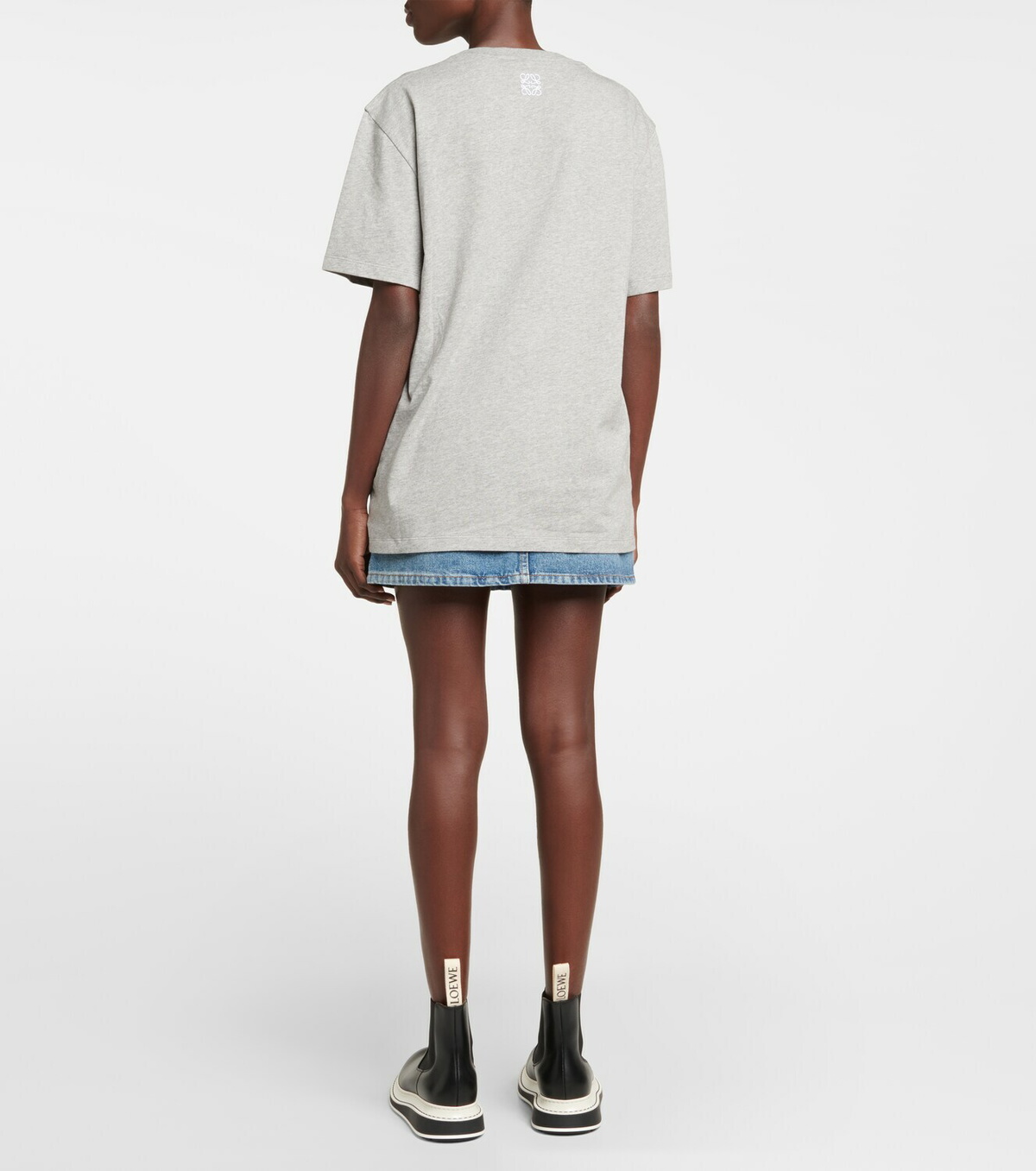 Loewe - Embroidered cotton jersey T-shirt Loewe