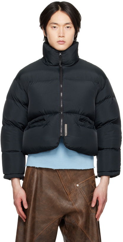 Photo: Connor McKnight Black Cropped Reversible Down Jacket