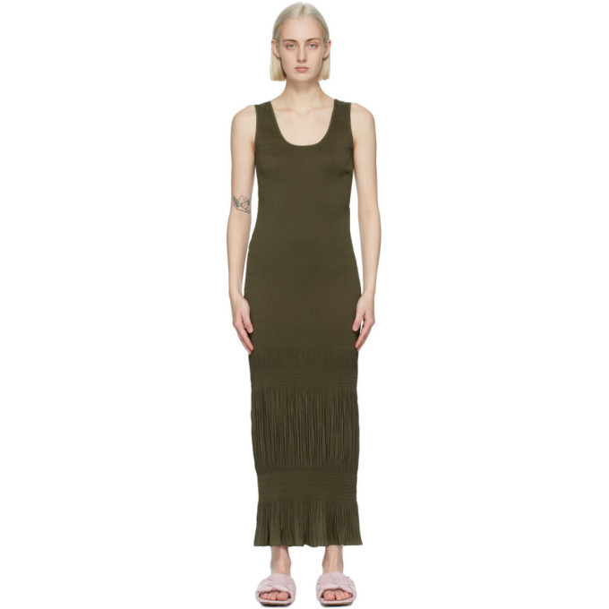 Photo: JW Anderson Khaki Fitted Tank Dress