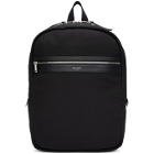 Saint Laurent Black City Laptop Backpack