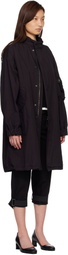 COOR Black Garment Dyed Fishtail Parka