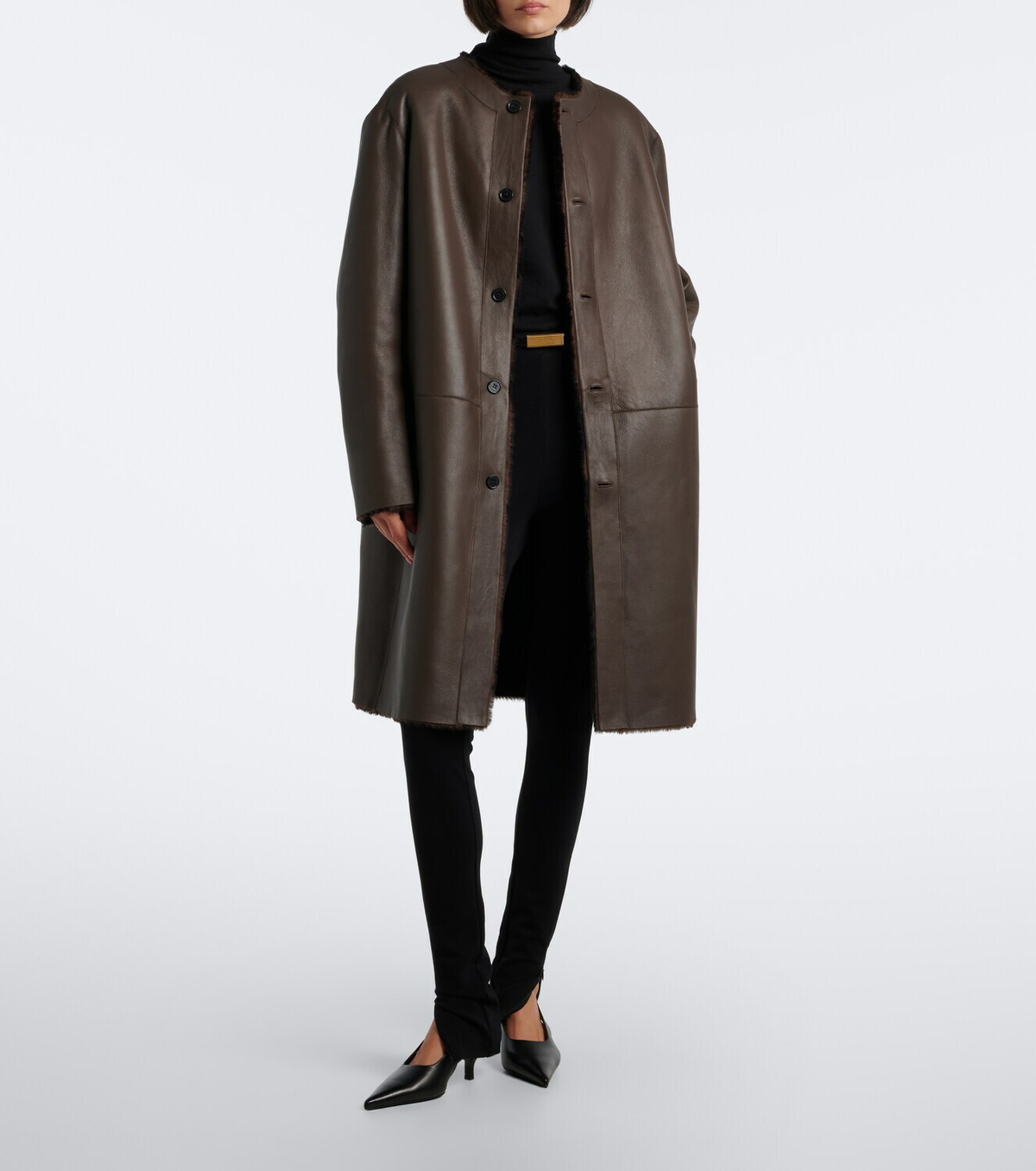 Loulou de Saison Elba reversible shearling coat