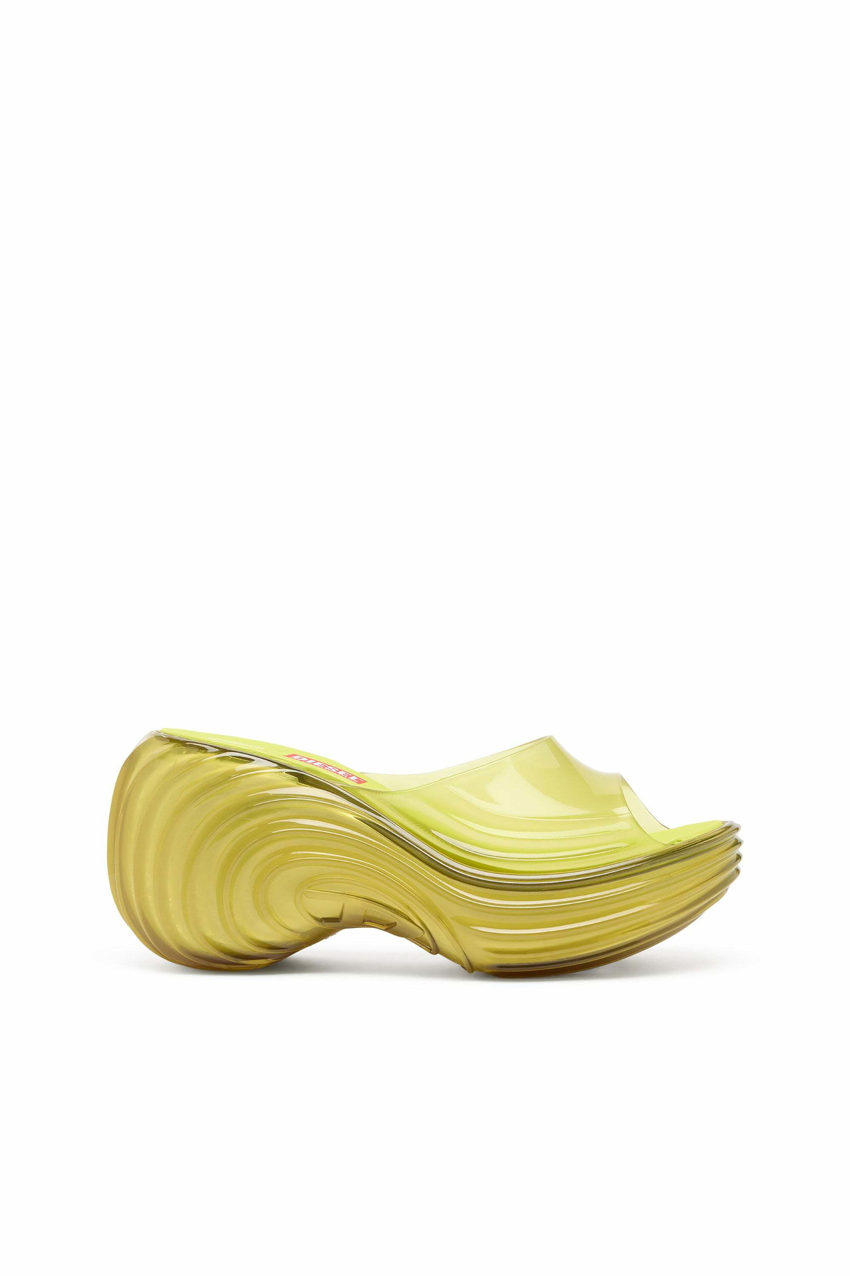 Diesel Platform mule in Melflex - Sandals Womens in Yellow