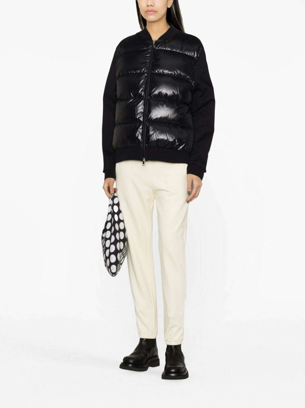 Moncler 25 Cardigan Pleated Polyamide 288478