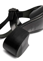 Hereu Pesca 50 Leather Sandals Black