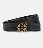 Loewe - Anagram reversible leather belt