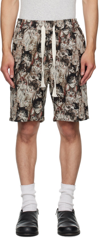 Photo: Bless Multicolor N°08 Catshorts Gobelin Shorts