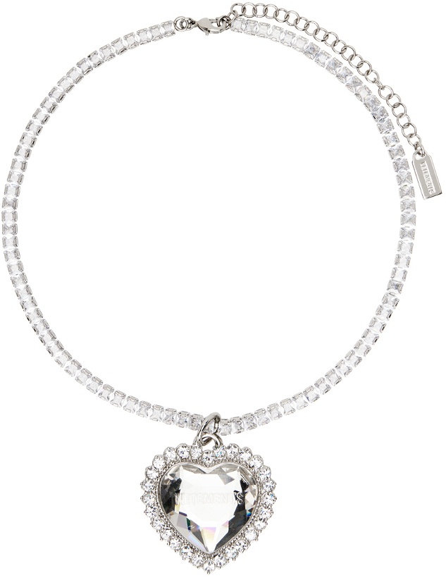 Photo: VETEMENTS Silver Heart Necklace
