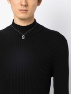 Suzanne Kalan 18K White Gold Mini Dogtag Diamond Necklace