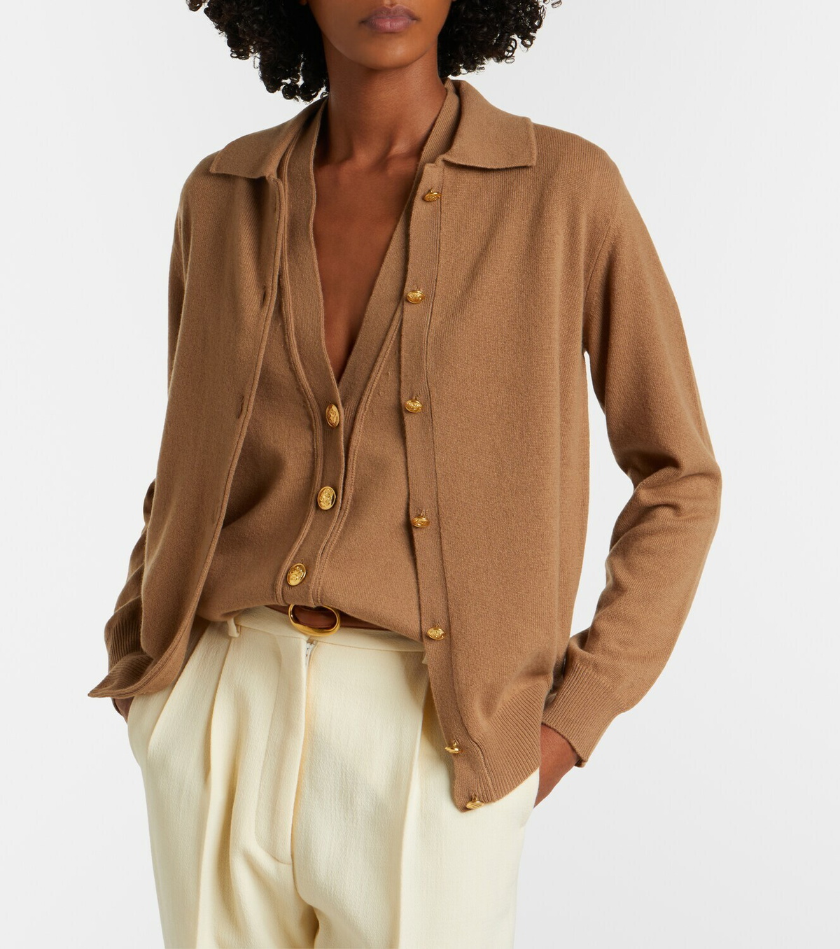 Blazé Milano Highland wool and cashmere cardigan